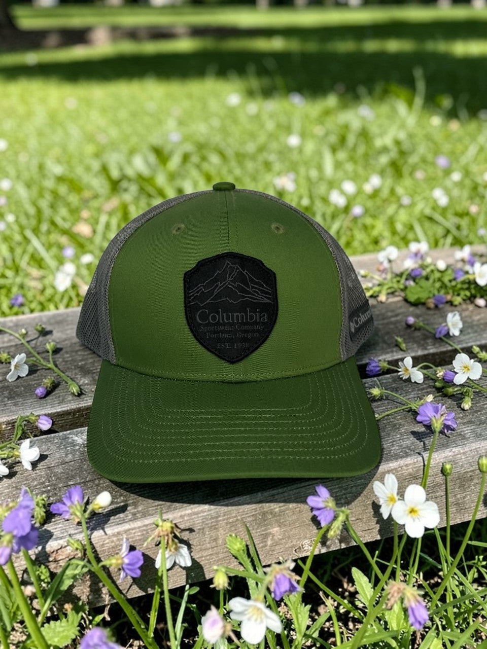 COLUMBIA gorra spring verde