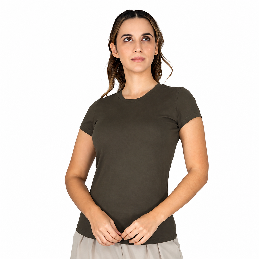 EVERLAST T-Shirt Fem E-DAY Brown Iron