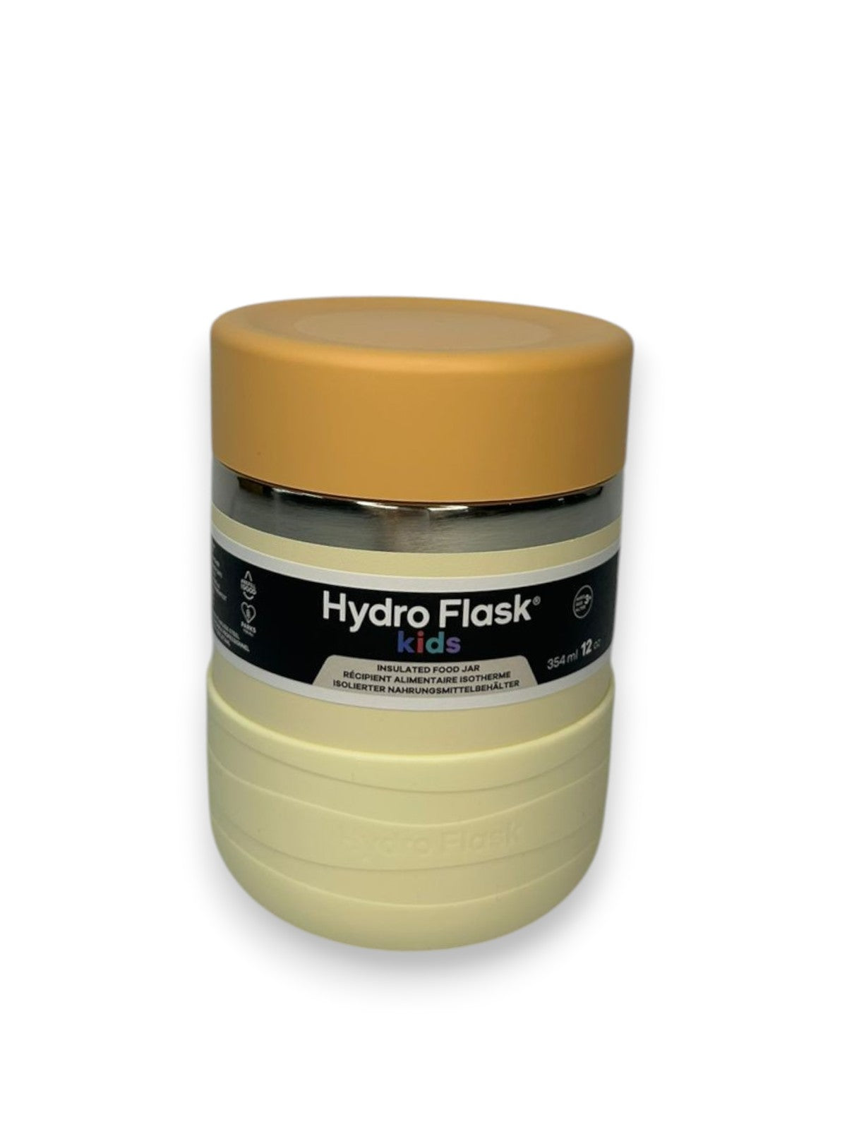 HYDRO FLASK  taza termica insulated Jr crema/naranja 12oz