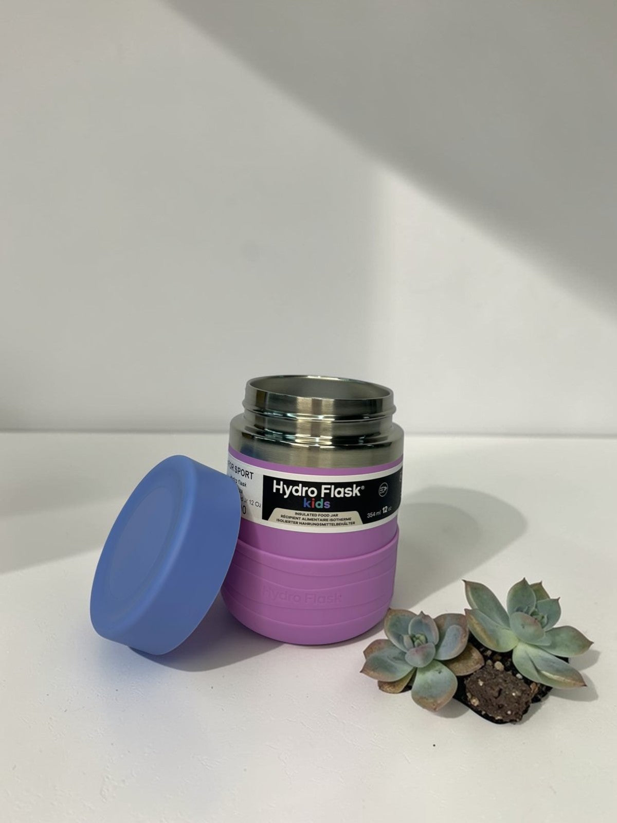 HYDRO FLASK  taza termica insulated Jr morado/azul 12oz