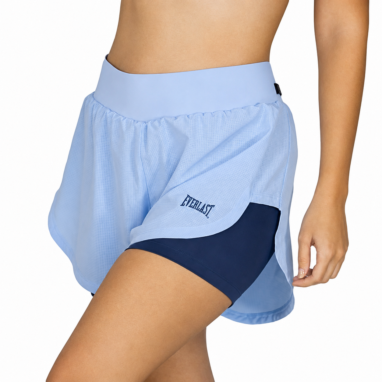 EVERLAST Short 2IN1 Fem Spin Blue