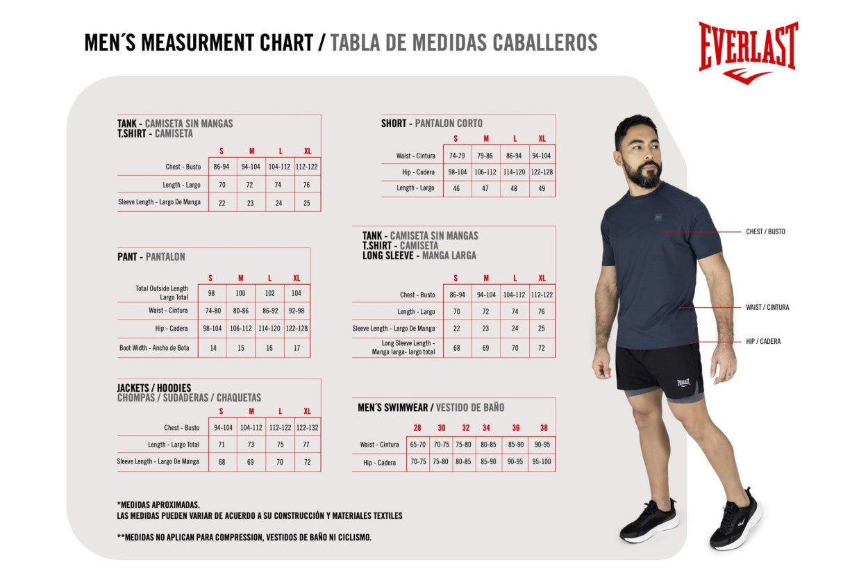 Everlast Camiseta Deportiva Men EOS Gray