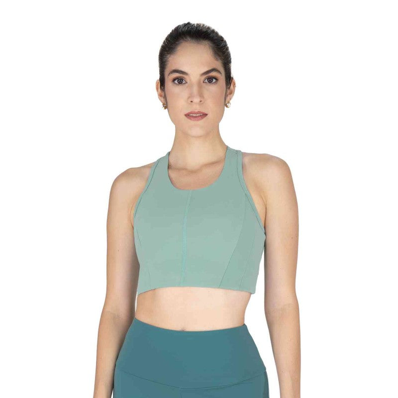 Crop Tank Fem Poly Everlast Spx rojo