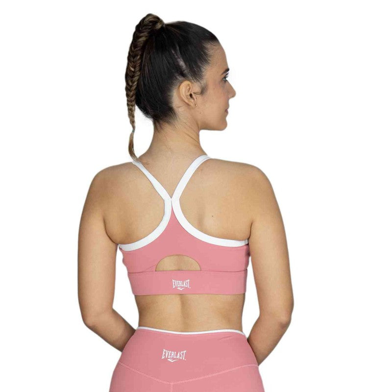 Crop Tank Fem Poly Everlast Spx rojo