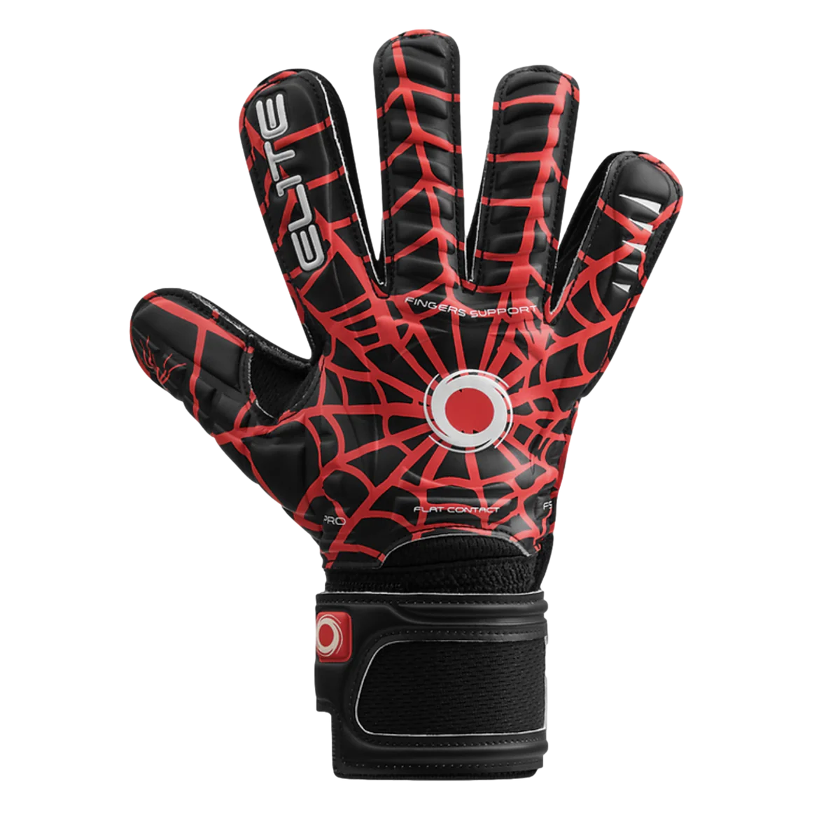 ELITE SPORT guante de portero spider rojo/negro