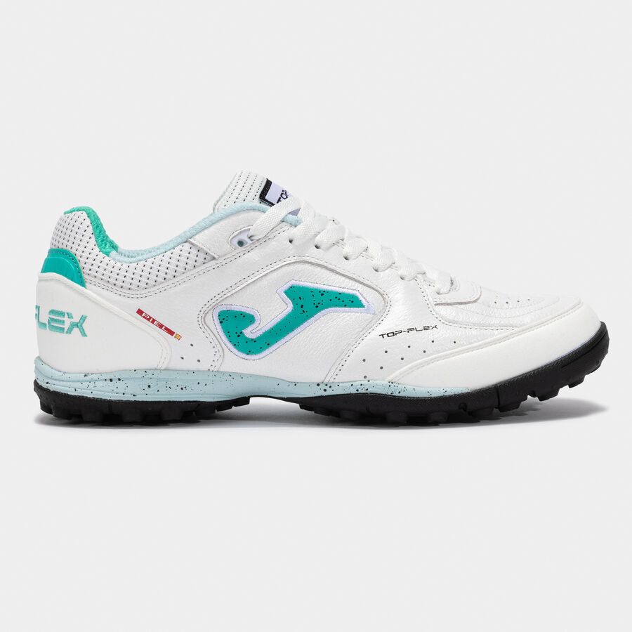 JOMA Tenis Futsal Top Flex 25 moqueta - turf blanco turquesa