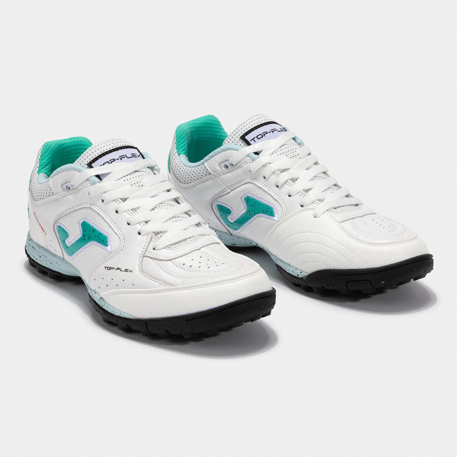 JOMA Tenis Futsal Top Flex 25 moqueta - turf blanco turquesa