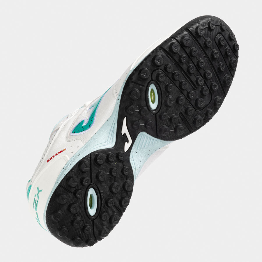 JOMA Tenis Futsal Top Flex 25 moqueta - turf blanco turquesa