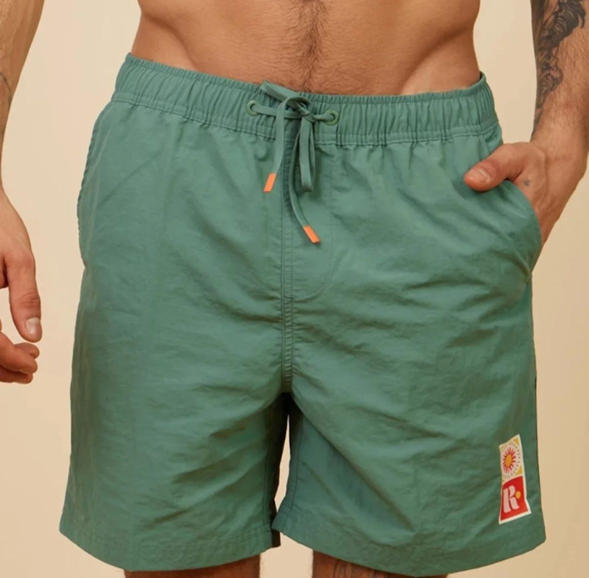 SHORT EUBEA RUSTY - Verde