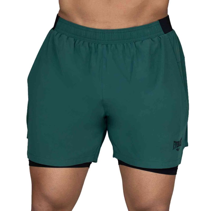 Short 2in1 Men Everlast Pioneer 5" /Green