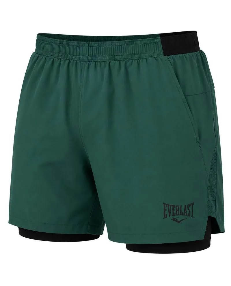 Short 2in1 Men Everlast Pioneer 5" /Green