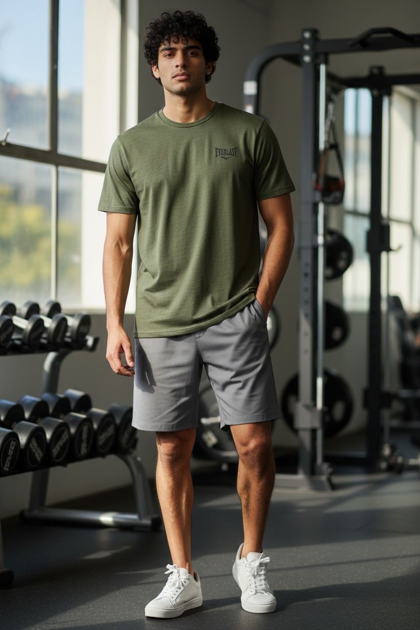 Everlast Camiseta Deportiva Men Dark Green