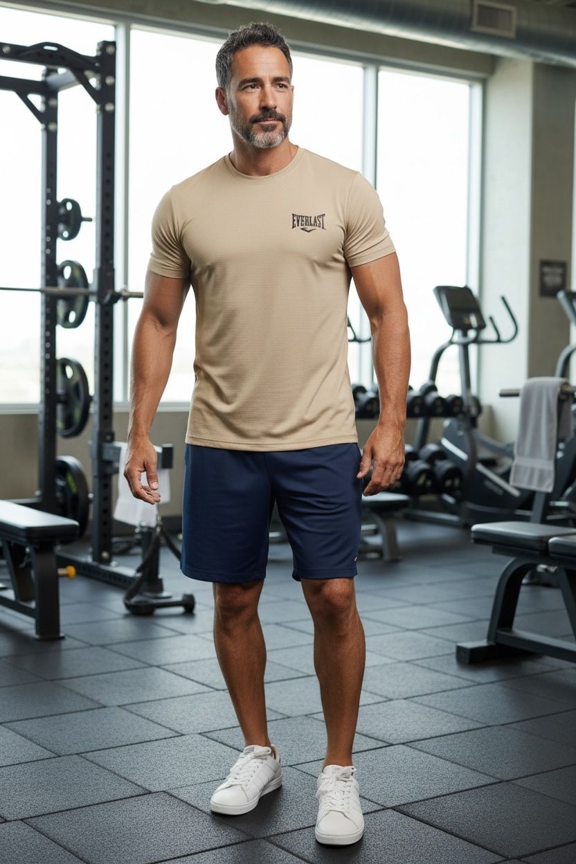 Everlast Camiseta Deportiva Men Mel khaki