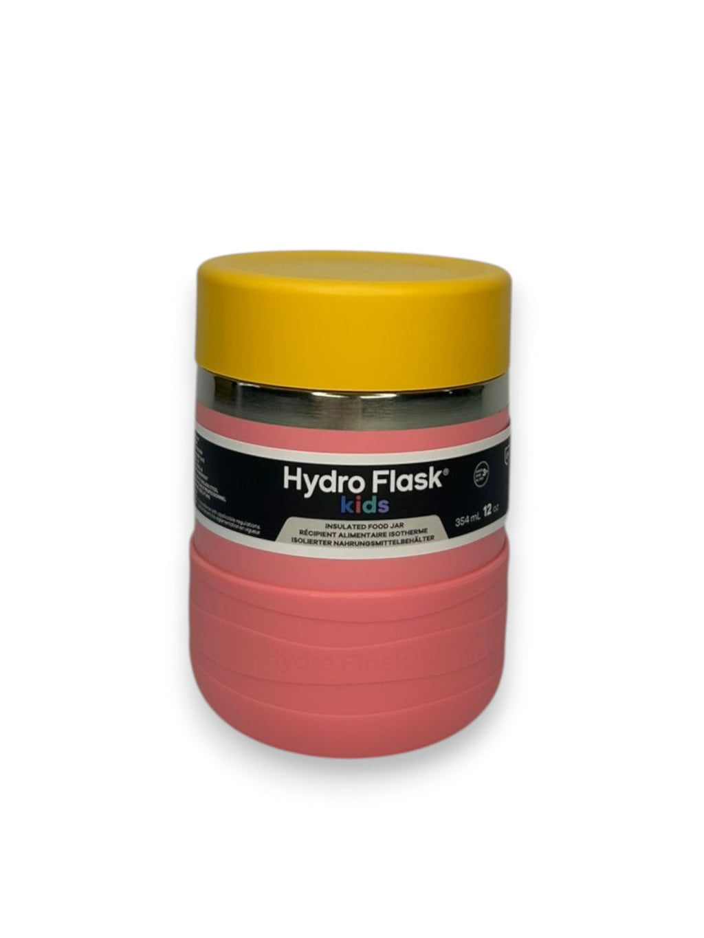 HYDRO FLASK  taza termica insulated Jr rosa/amarillo 12oz