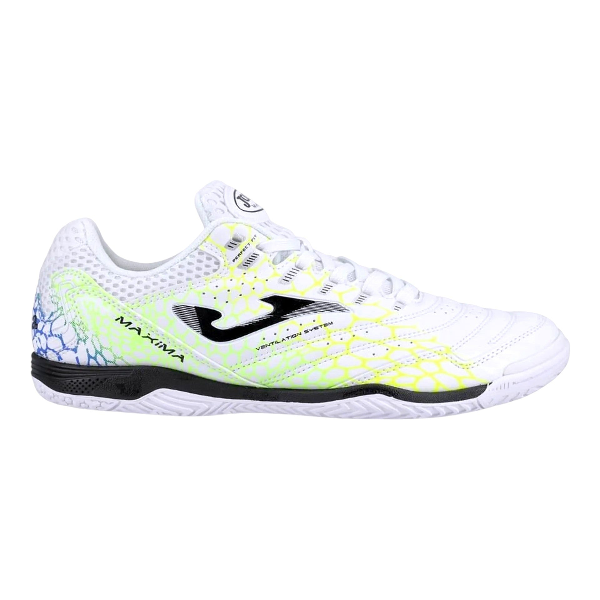 JOMA Tenis Máxima 2532 WHITE YELLOW GREEN INDOOR