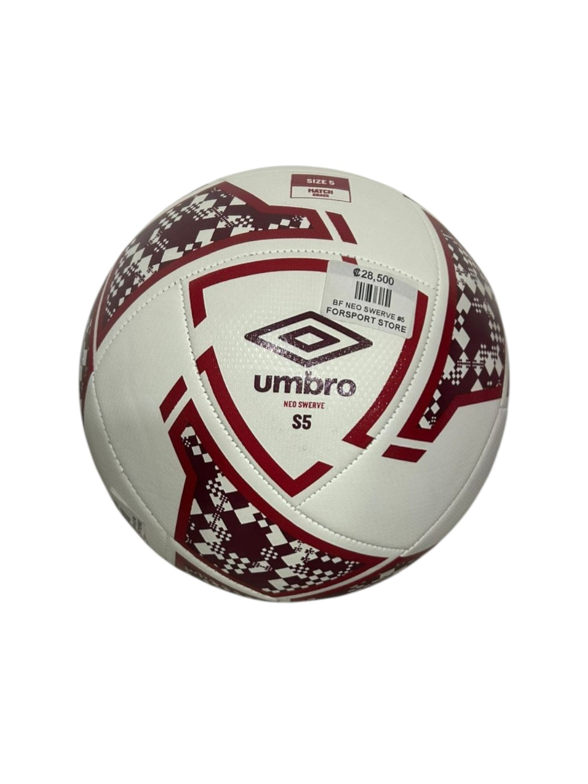 UMBRO balon de futbol #5 Blanco/rojo