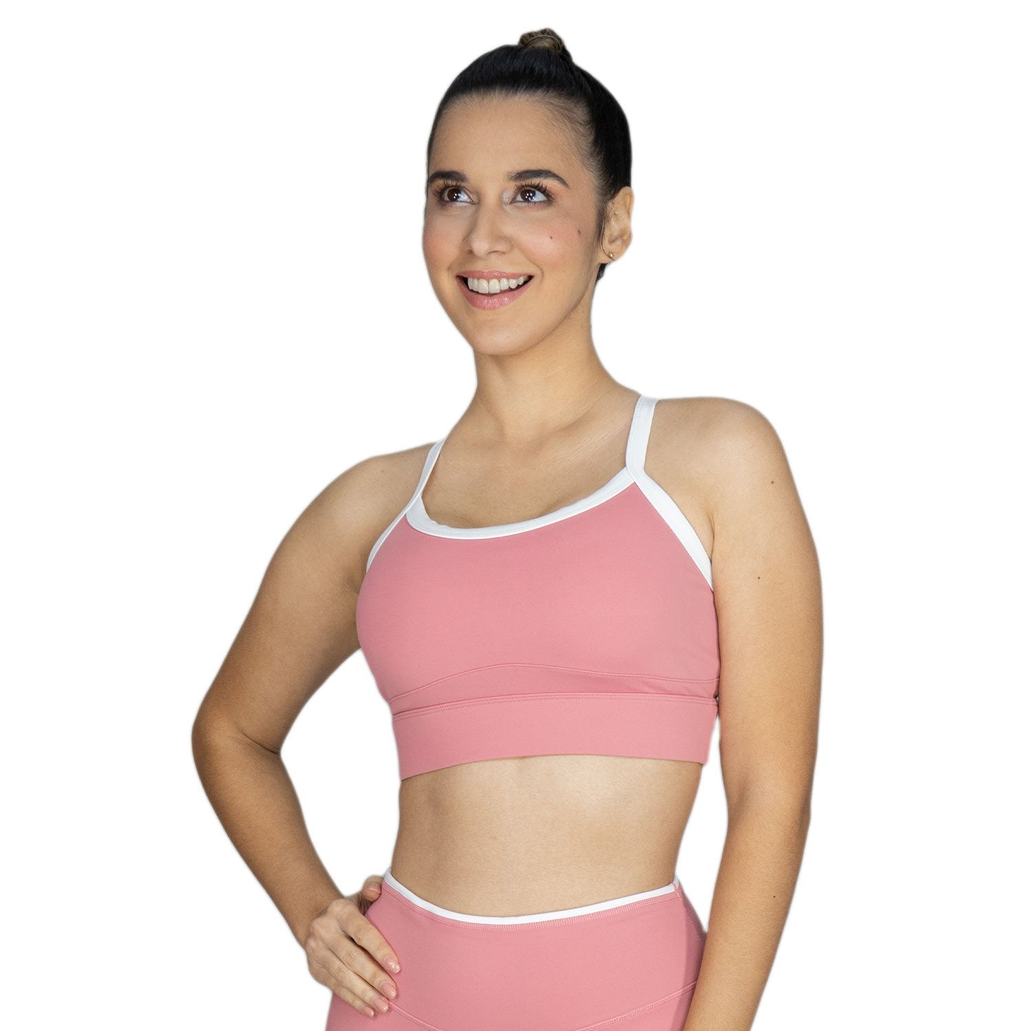 Crop Tank Fem Poly Everlast Spx rojo