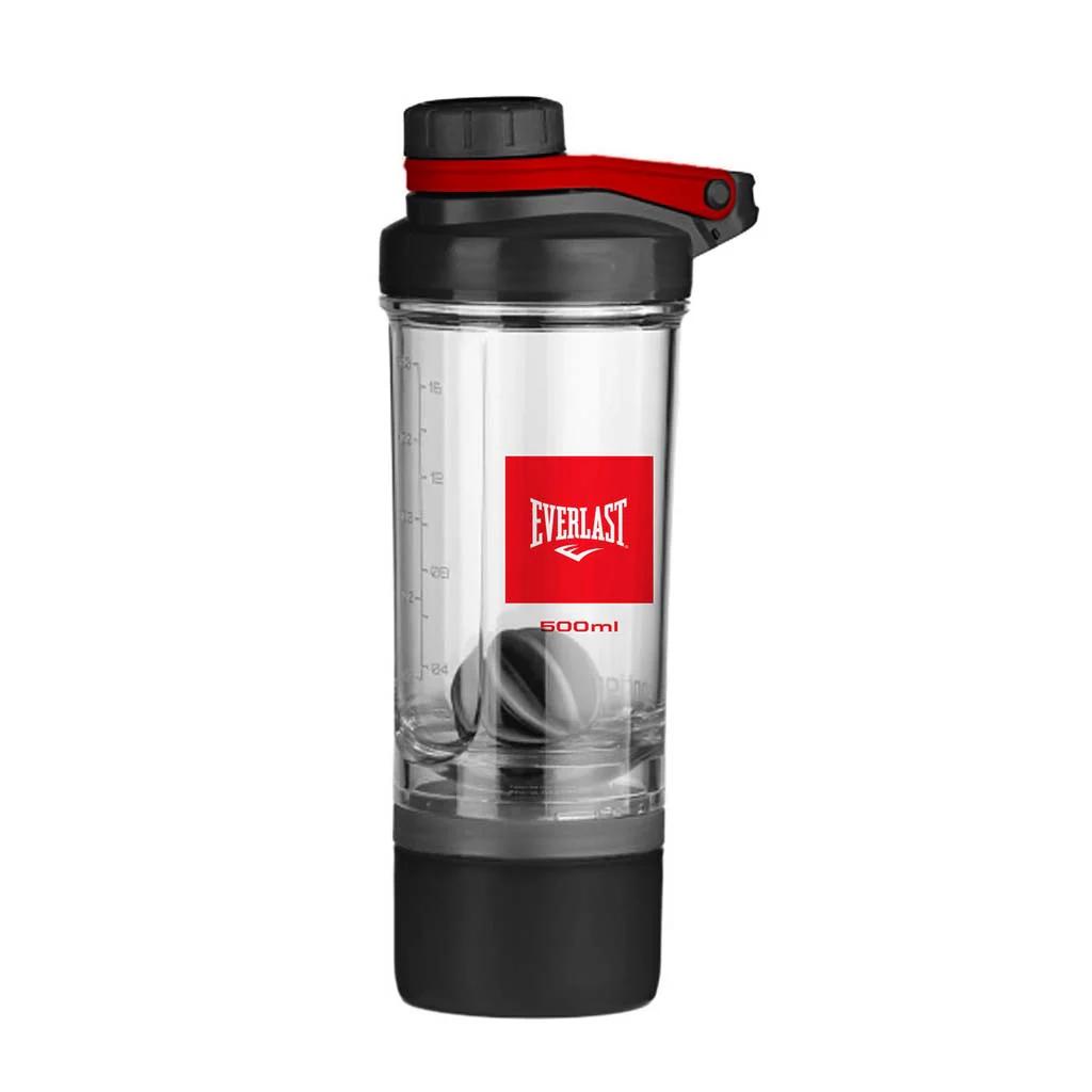 EVERLAST botella shaker transparente 500ml - FOR SPORT