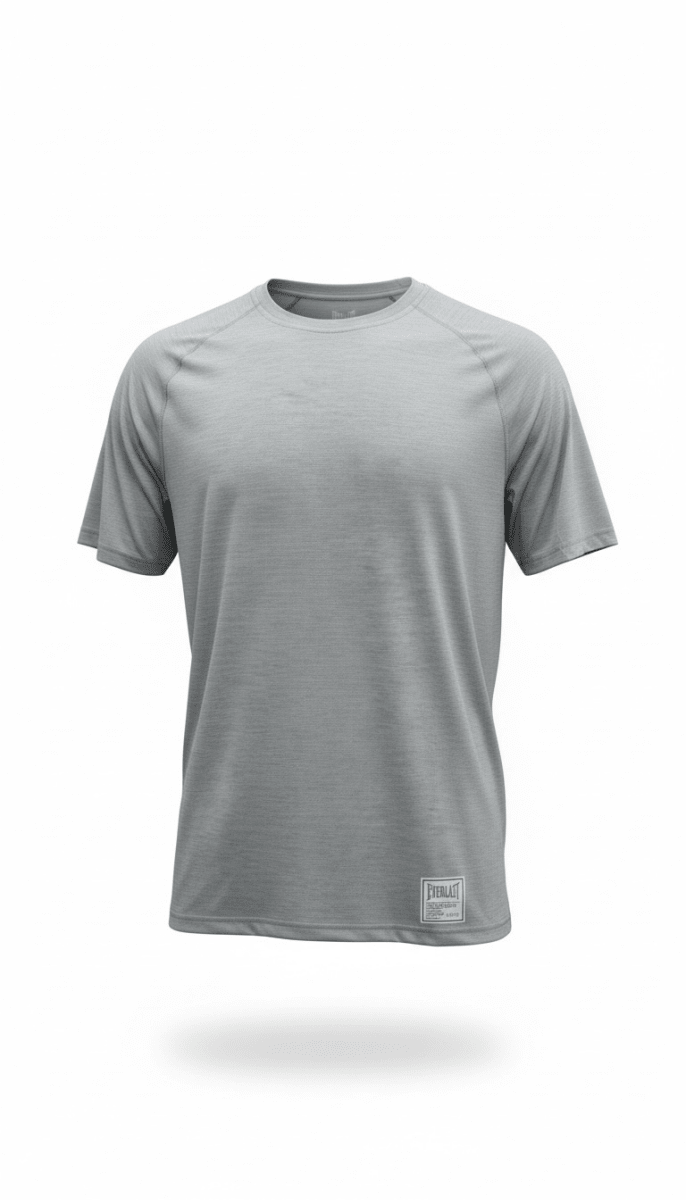 EVERLAST Camiseta Men Poly gris - FOR SPORT