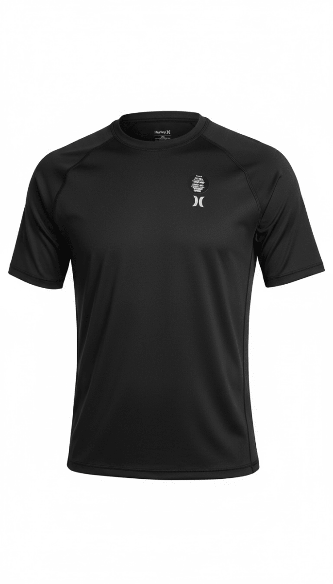 HURLEY Camiseta Men Negra para Sol - FOR SPORT