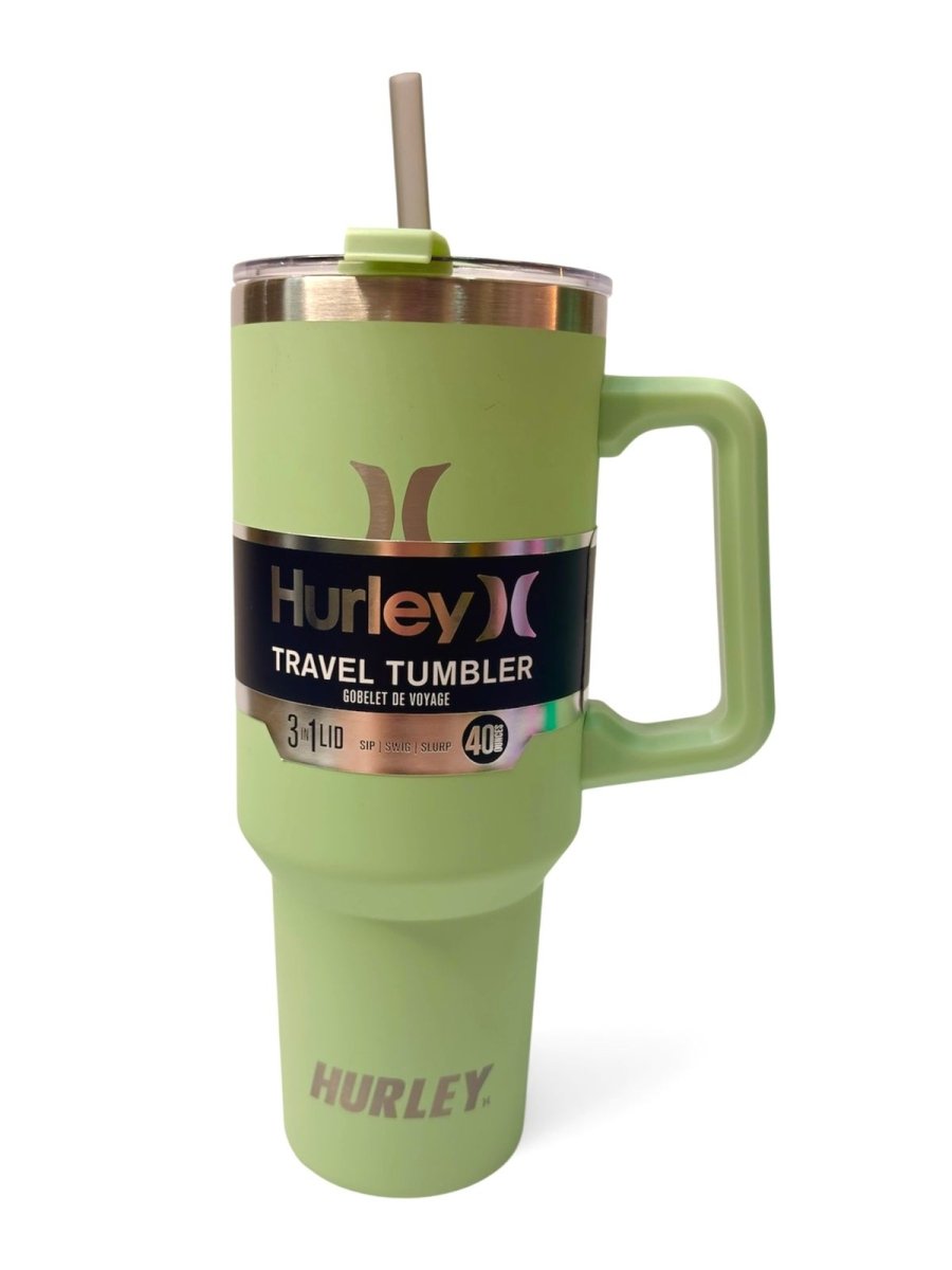 HURLEY vaso térmico travel tumbler verde limón 40oz - FOR SPORT