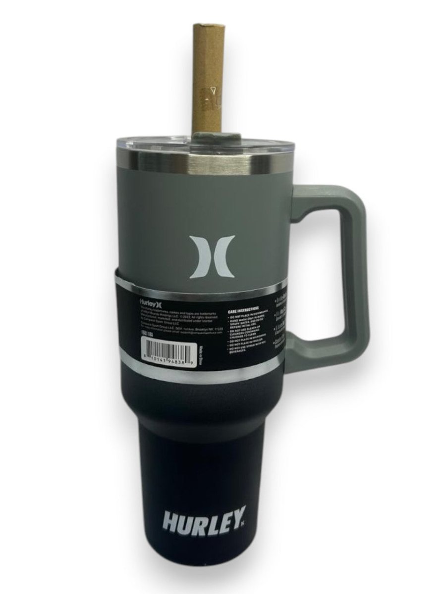HURLEY vaso termico tumbler gris/negro 40oz - FOR SPORT