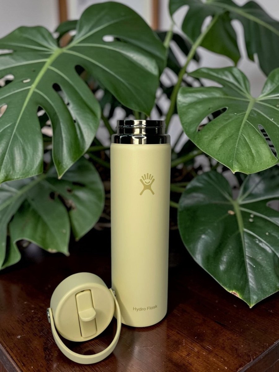 HYDRO FLASK botella flex straw color crema 24oz - FOR SPORT