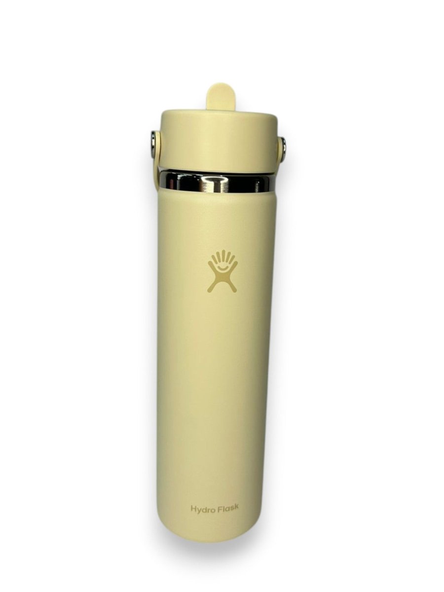 HYDRO FLASK botella flex straw color crema 24oz - FOR SPORT