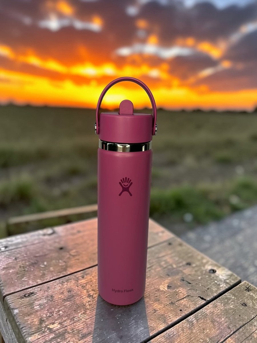 HYDRO FLASK botella flex straw fucsia 24oz - FOR SPORT