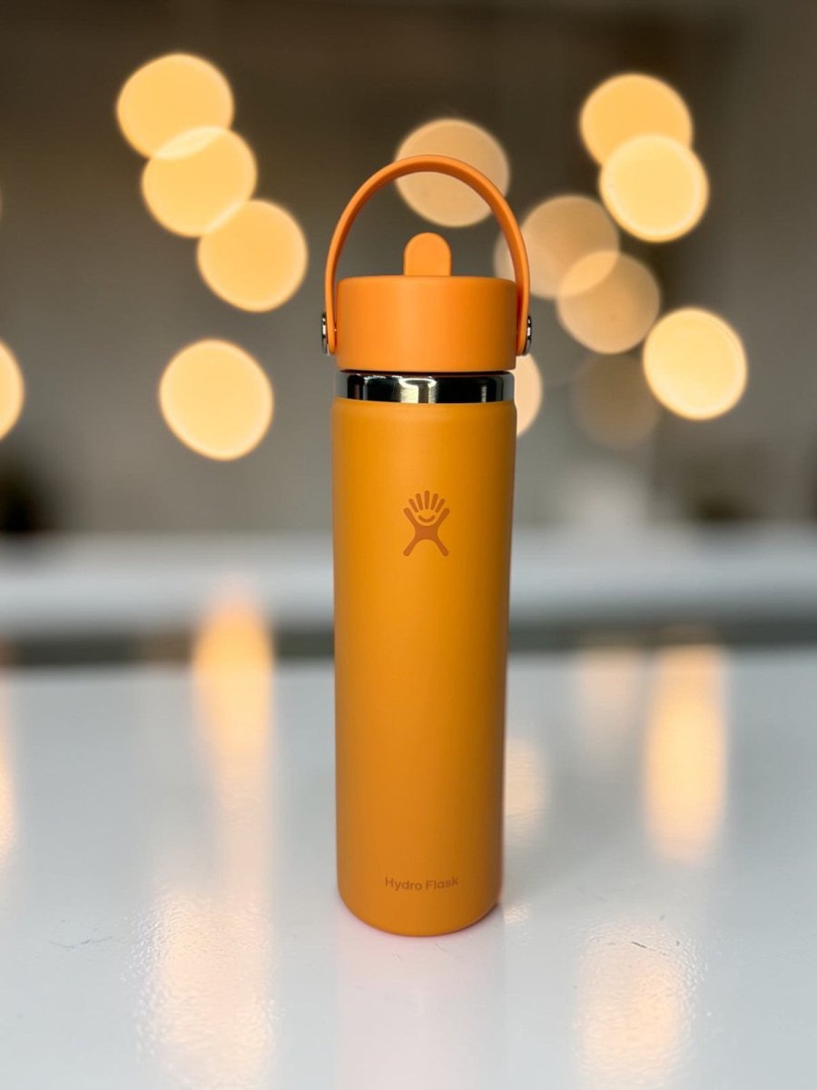 HYDRO FLASK botella flex straw naranja 24oz - FOR SPORT