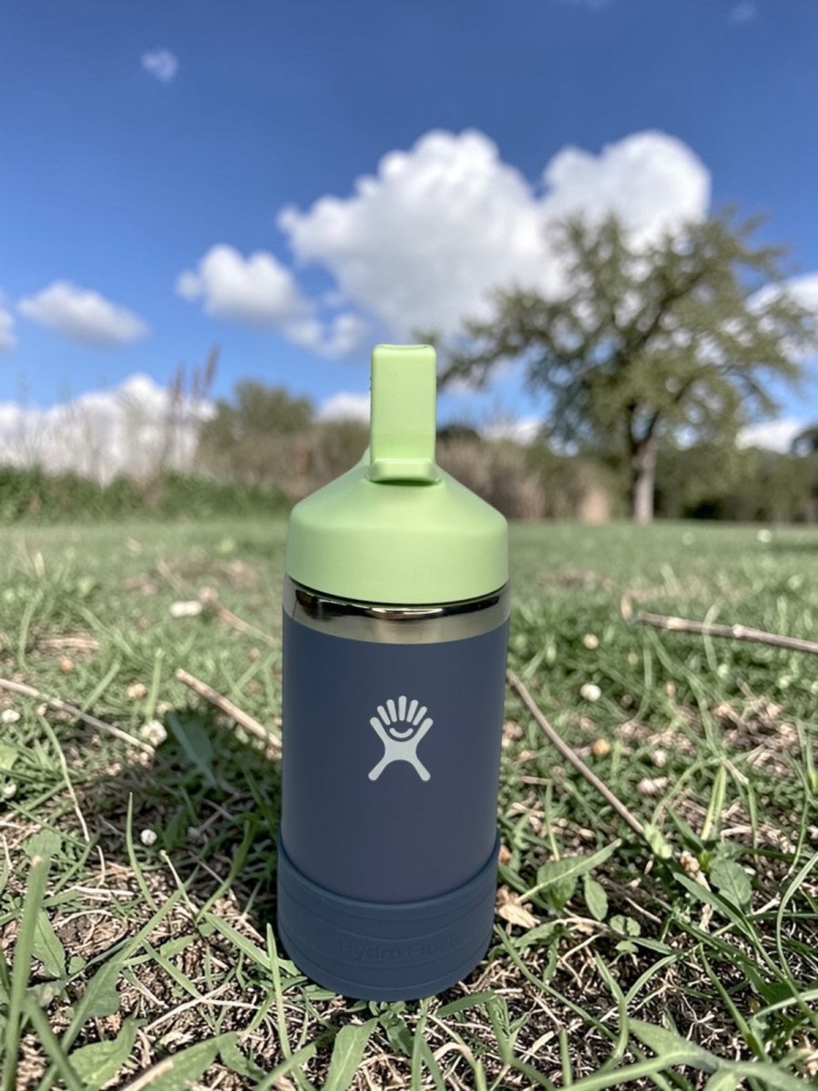 HYDRO FLASK botella mini termica Jr azul/verde 12oz - FOR SPORT