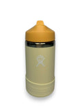 HYDRO FLASK botella mini termica Jr crema/naranja 12oz - FOR SPORT