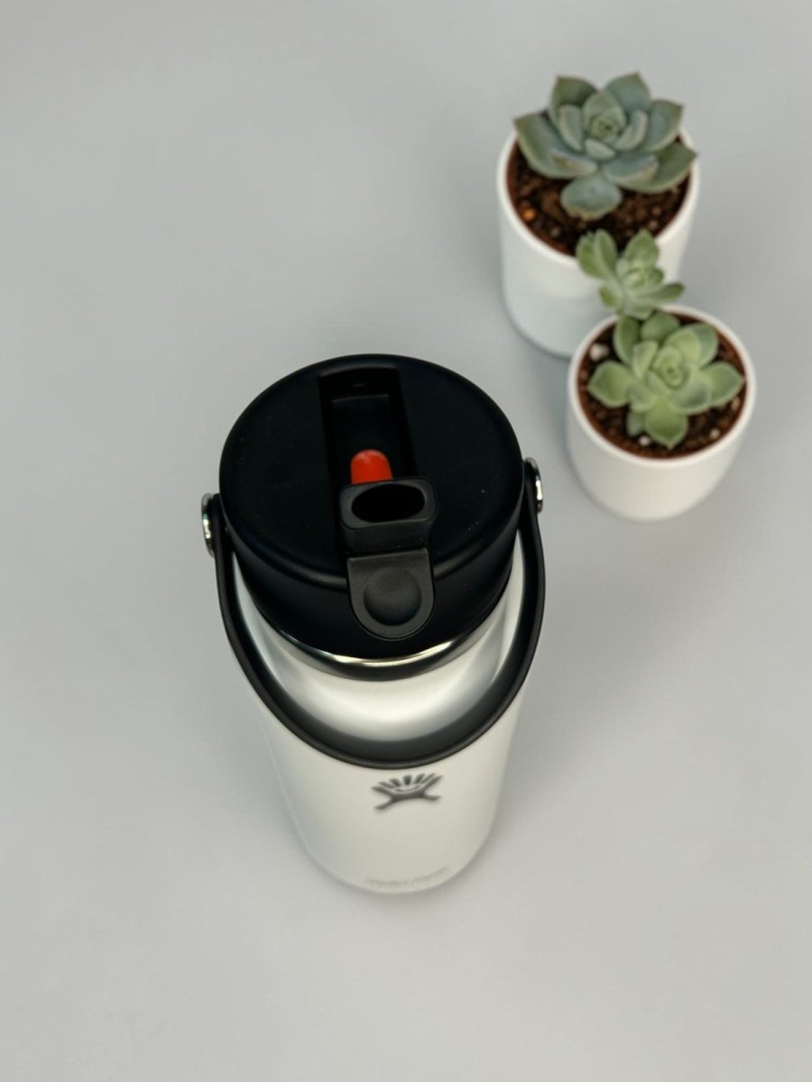 HYDRO FLASK botella wide flex blanca 32oz - FOR SPORT