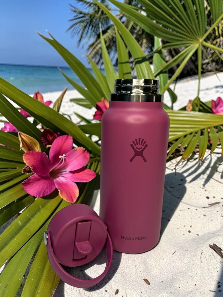 HYDRO FLASK botella wide flex fucsia 32oz - FOR SPORT