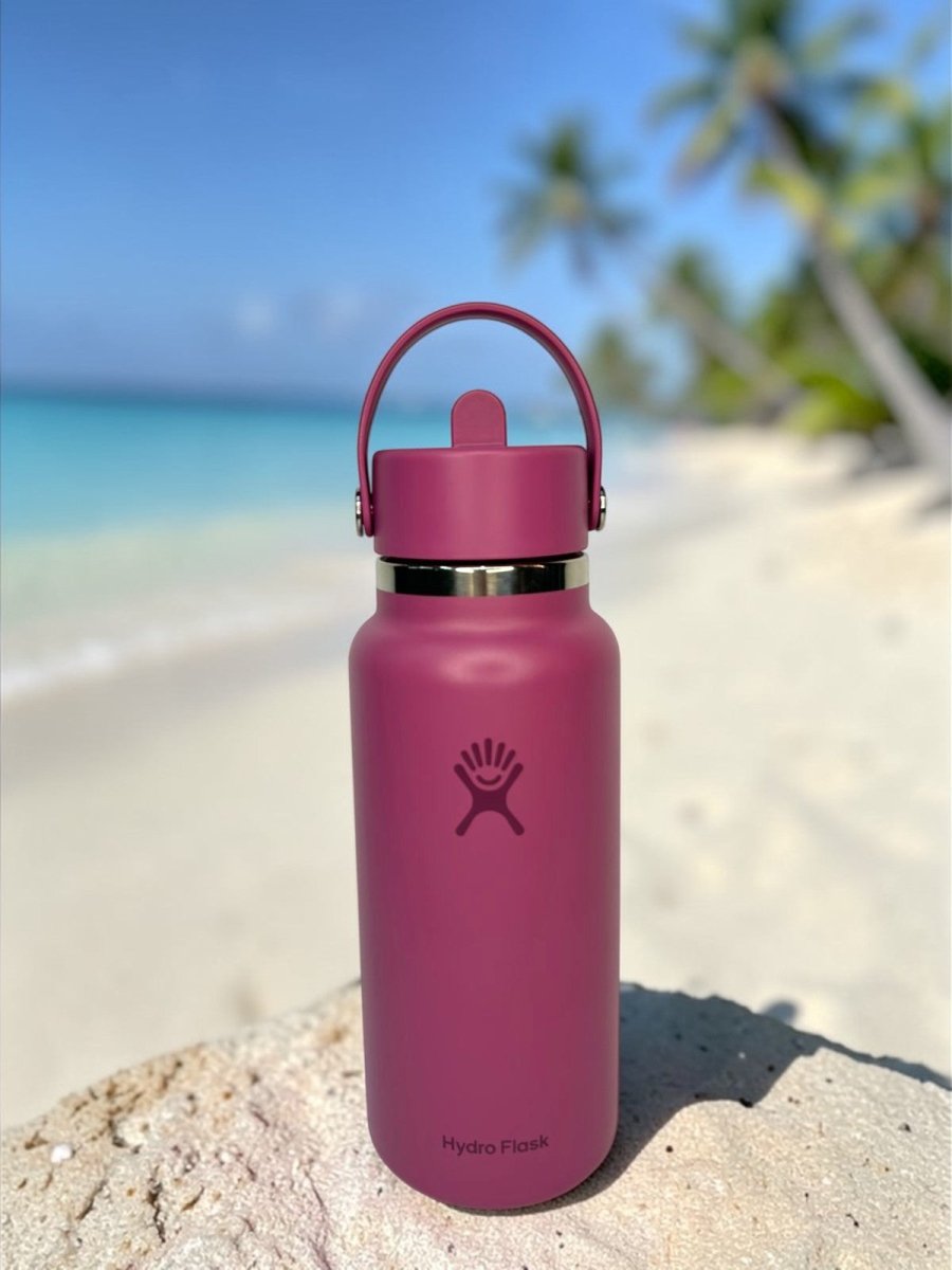 HYDRO FLASK botella wide flex fucsia 32oz - FOR SPORT