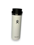 HYDRO FLASK botella wide flex sip blanca 20oz - FOR SPORT