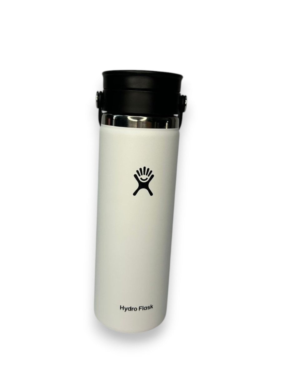 HYDRO FLASK botella wide flex sip blanca 20oz - FOR SPORT