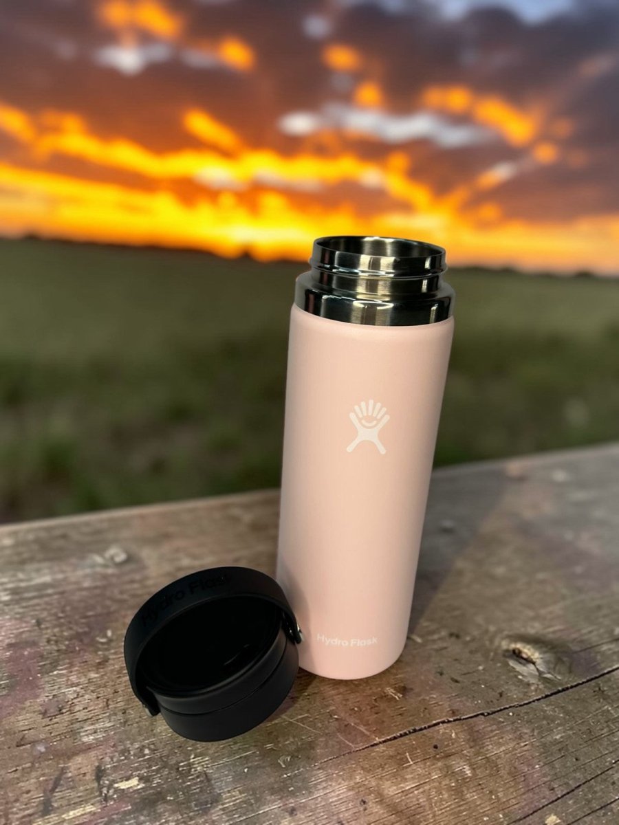 HYDRO FLASK botella wide flex sip rosa 20oz - FOR SPORT
