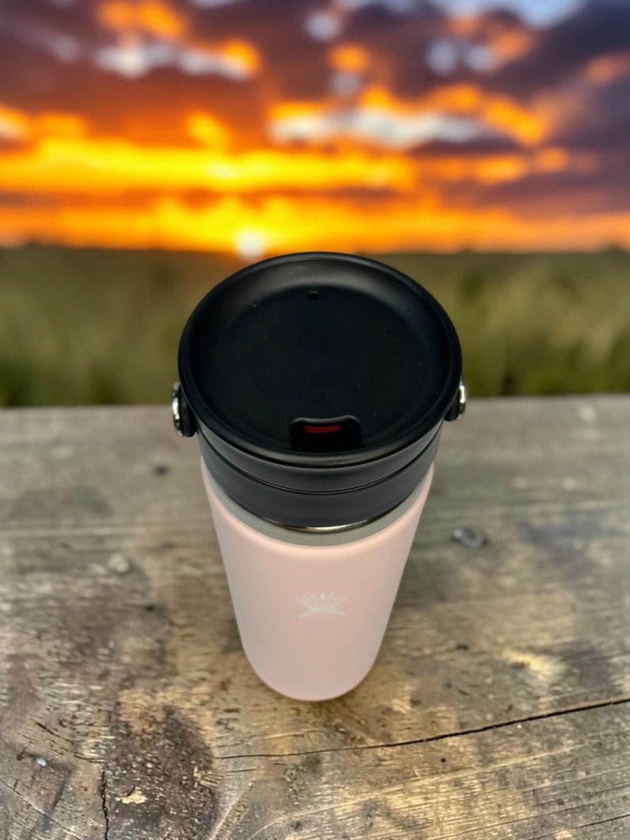 HYDRO FLASK botella wide flex sip rosa 20oz - FOR SPORT