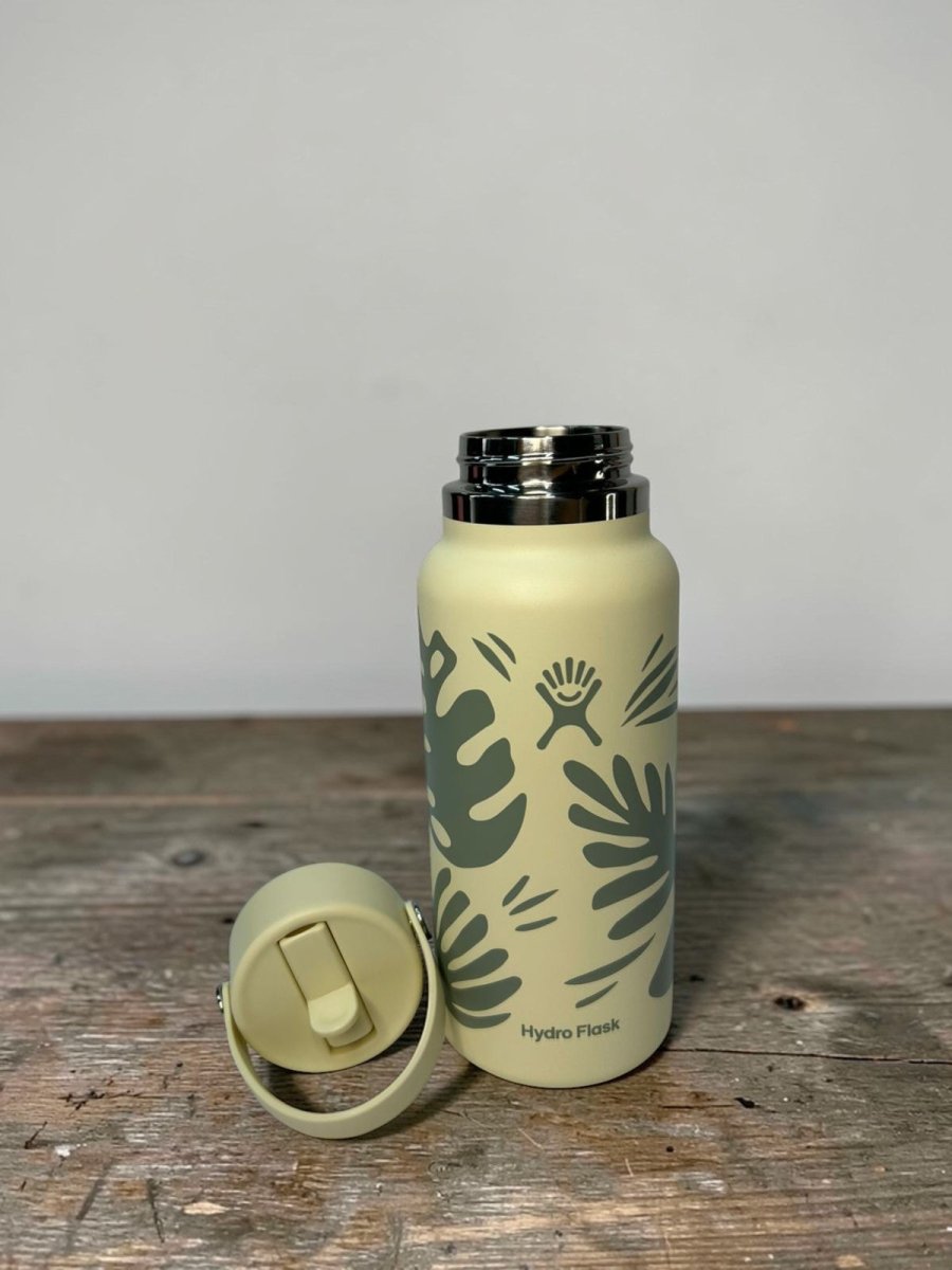 HYDRO FLASK botella wide flex straw botanical 32oz - FOR SPORT