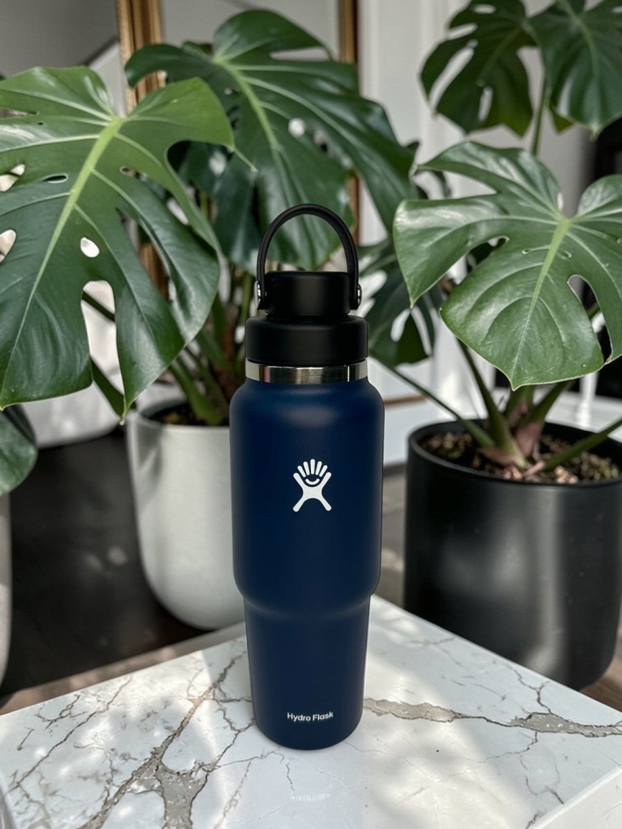 HYDRO FLASK botella wide flex straw travel azul 32oz - FOR SPORT