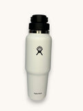 HYDRO FLASK botella wide flex straw travel blanca 32oz - FOR SPORT