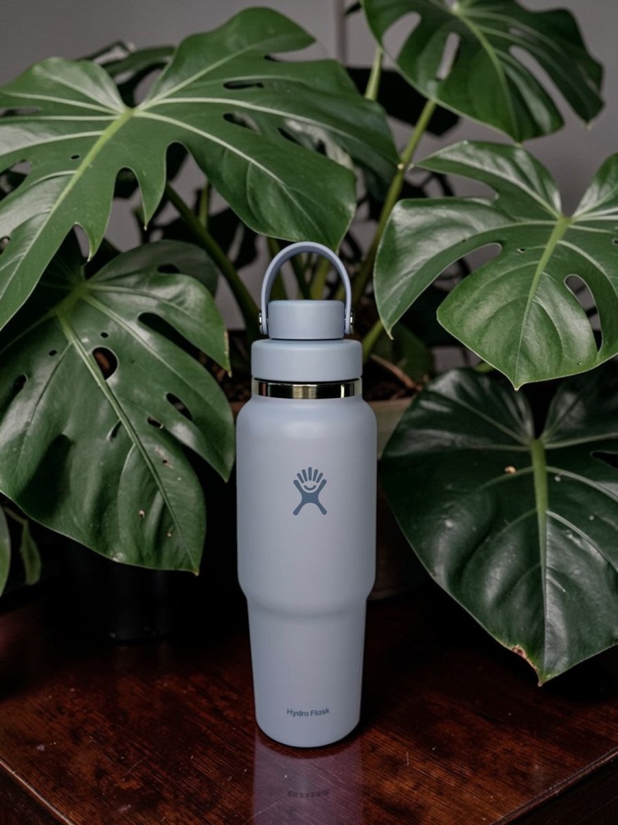 HYDRO FLASK botella wide flex straw travel lila 32oz - FOR SPORT