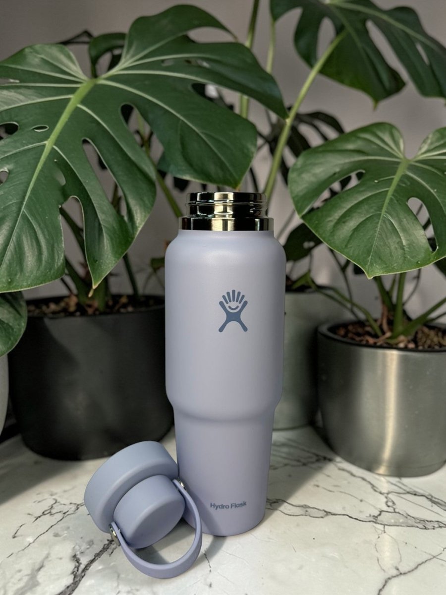 HYDRO FLASK botella wide flex straw travel lila 32oz - FOR SPORT