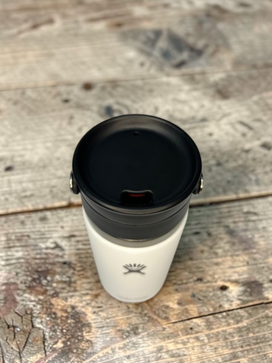HYDRO FLASK botella wide sip lid blanca 16oz - FOR SPORT