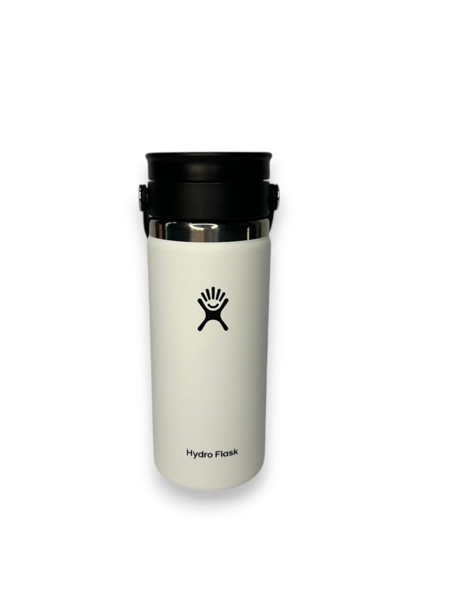 HYDRO FLASK botella wide sip lid blanca 16oz - FOR SPORT