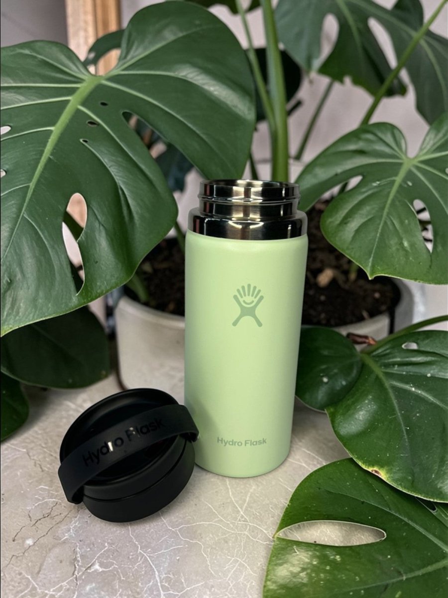 HYDRO FLASK botella wide sip lid verde 16oz - FOR SPORT