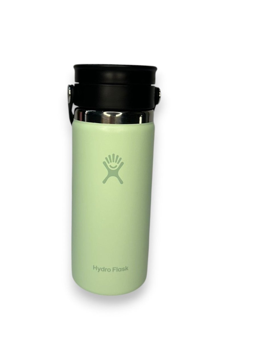 HYDRO FLASK botella wide sip lid verde 16oz - FOR SPORT