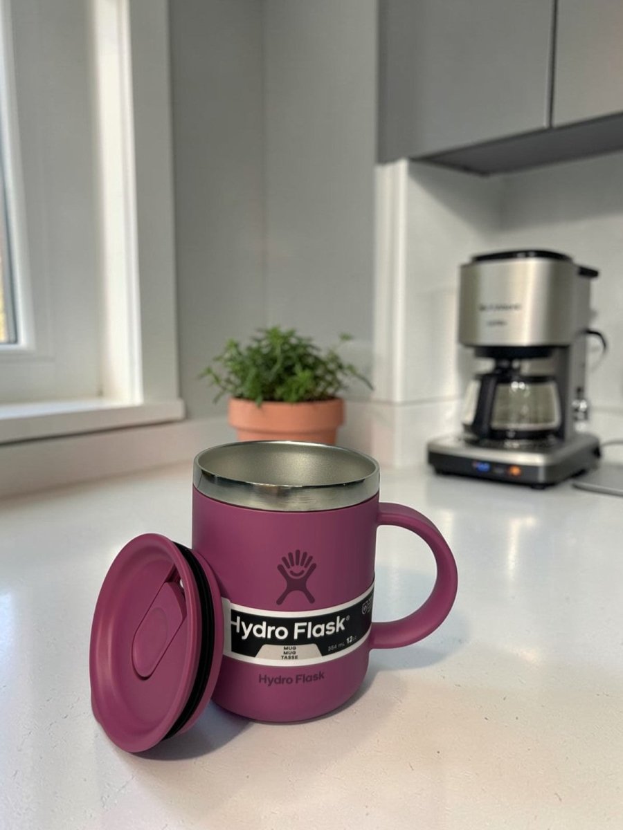 HYDRO FLASK taza mug fucsia 12oz - FOR SPORT