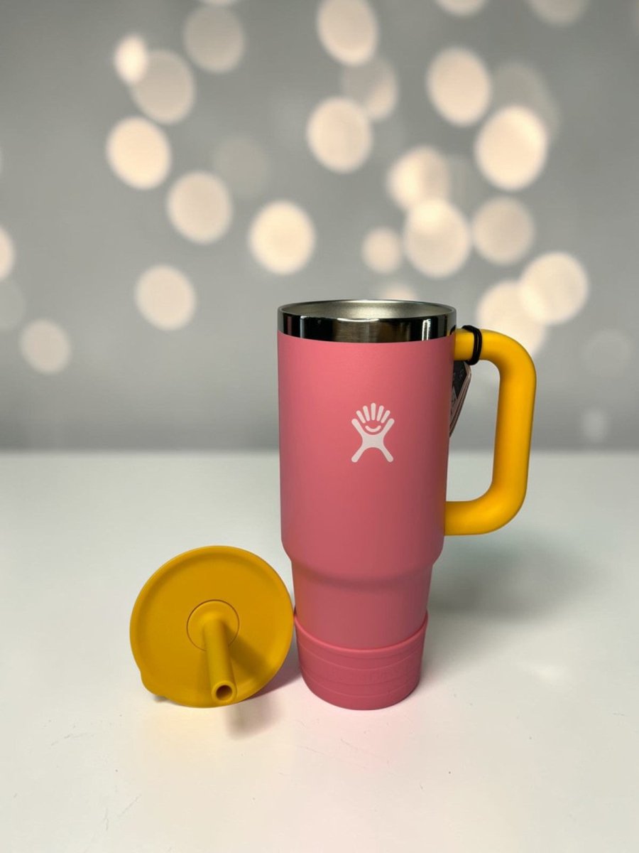 HYDRO FLASK vaso termico tumbler Jr rosa/amarillo 24oz - FOR SPORT